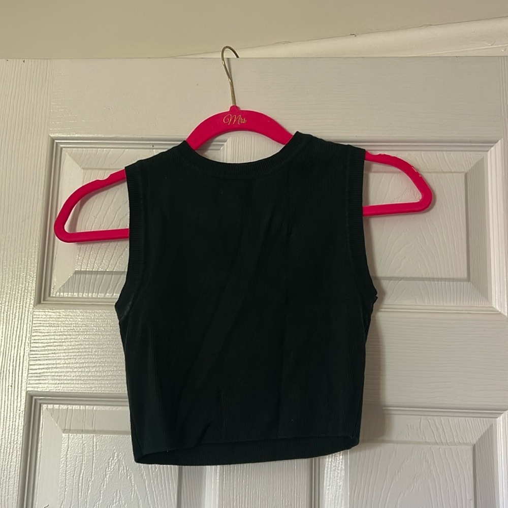 Green Zara Crop Top